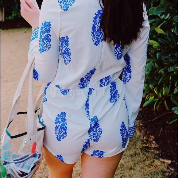 Blue Romper - Picture 2 of 2